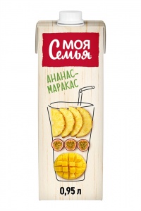 Напиток  Моя Семья сокосодержащий Манго Тропикано 0,95л