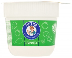 Пюре Петра курица 35г