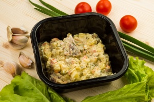 Салат Мясной в упаковке 150г