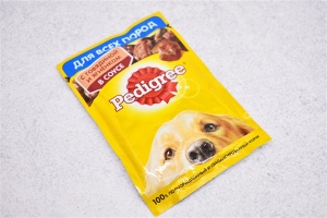 Корм Педигри для взрослых собак с говядиной и ягненком в соусе 85г
