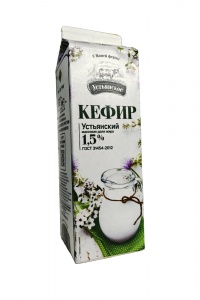 Кефир Устьянский 1,5% т/п УМК 900г
