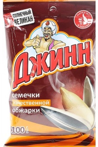 Семечки Джинн Солнечный великан полосаные жареные 100г