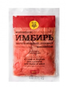 Имбирь Ай лав Азия маринованный розовый 100г