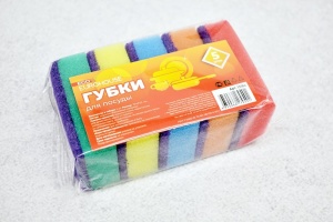 Губка для посуды Еврохаус ЕСО 5шт