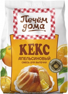 Смесь для выпечки Печем дома Кекс апельсиновый 300г
