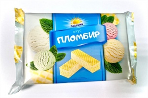 Вафли Ладушки вкус Пломбир 200г