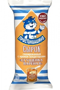 Сырок глазированый Простоквашино вареная сгущенка 23% 40г