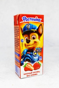Коктейль Растишка молочный клубника 2% 210г