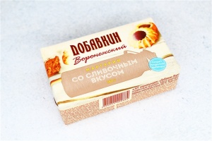 Маргарин Добавкин Воронежский со сливочным вкусом 60% 180г