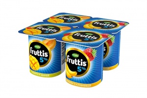 Йогуртный продукт Фруттис дыня манго банан клубника 5% 115г
