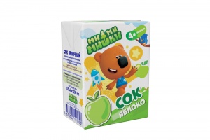 ДП Сок Ми-ми-мишки яблоко осветленный 200г