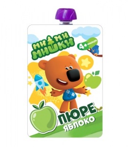 ДП Пюре Ми-ми-мишки яблоко 90г