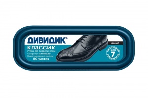 Губка для обуви Дивидик черная