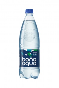 Вода Бона Аква газ 1л ПЭТ
