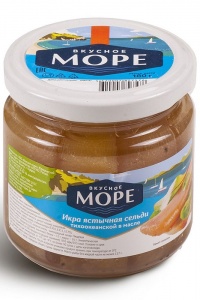 Икра сельди Вкусное море ястыч. в/м 180г ст/б