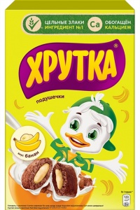Завтрак Хрутка Подушечки Банановые 220г