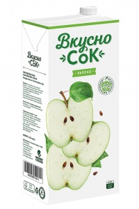 Напиток ВкусноСок сокосодержащий Яблочный 1,93л