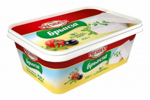 Сыр Брынза 45% 250г Президент