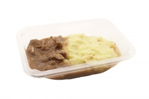 Гуляш из говядины с картофельным пюре 280г