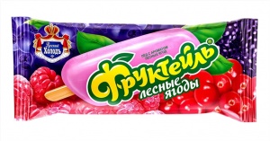 Мороженое Фруктейль  фруктовый лед лесные ягоды эскимо 60г