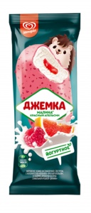 Мороженое Джемка йогуртная малина/красный апельсин эскимо 57г