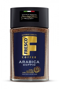 Кофе Фреско сублимированный с добавлением молотого ст/б 100г