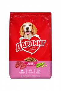 Корм Дарлинг для собак мясо и овощи 500г