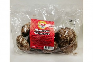 Пряники На часок сырцовые глазированные Царские 300г
