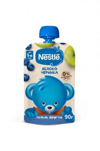 ДП Пюре Нестле яблоко черника 90г