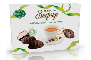 Зефир Белёвский Ванильный в шок глазури 175г