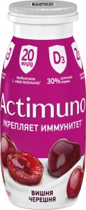Продукт к/мол Актимуно вишня/черешня 95г