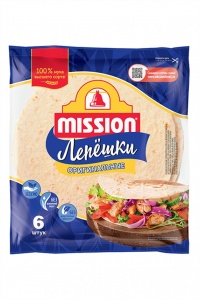 Изделия х/б Лепешки Миссион тортильи пшеничная оригинальная 250г