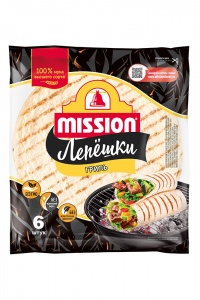 Изделия х/б Лепешки Миссион тортильи гриль 250г