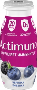 Продукт к/мол Актимуно черн/ежевика 95г