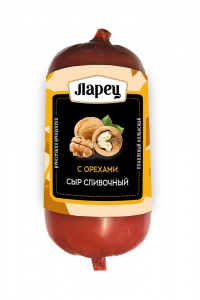 Сыр плав Ларец колбасный Сливочный с орехами 45% 430г