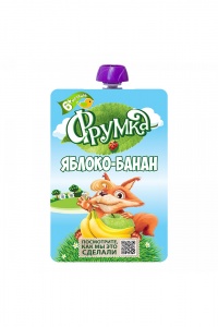 ДП Пюре Фрумка яблоко банан 90г