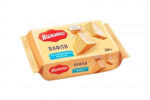 Вафли Яшкино сливочные 200г