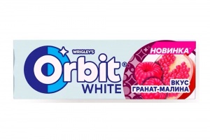 Жевательная резинка Орбит без сахара со вкусом граната и малины 13,6г