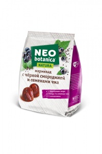 Мармелад Нео Ботаника Натура с черной смородиной и семенами чиа 200г