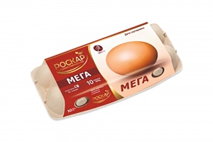 Яйцо куриное столовое Экстра Высшая категория Мега 10шт