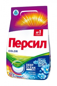 Порошок стиральный Персил Колор Свежесть Вернеля 3кг