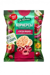 Хлебцы Др Кернер Рисово-кукурузные Смузи-Вишня 40г