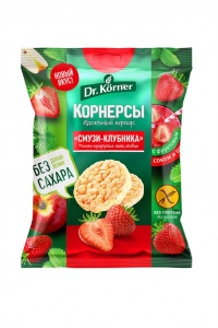 Хлебцы Др Кернер Рисово-кукурузные Смузи-Клубника 40г
