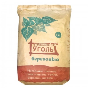 Уголь древесный 3кг