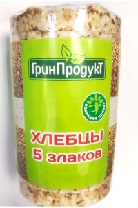 Хлебцы Гринпродукт 5 злаков 80г