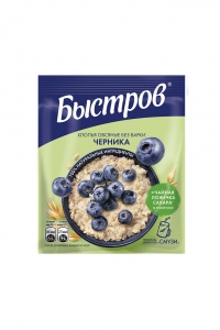 Каша овсяная Быстров Черника 40г