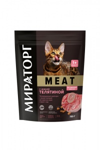 Корм Мираторг для кошек телятина 750г