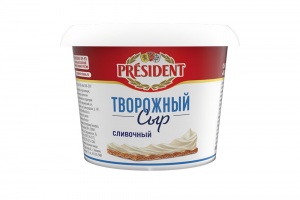 Сыр Президент творожный сливочный 140г 56%