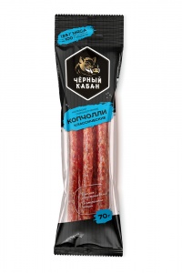 Колбаски сырокопченые Черный кабан Копчолли классические 70г