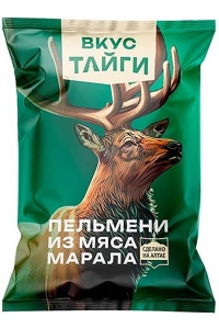Пельмени Меленка Вкус тайги мясо марала 800г